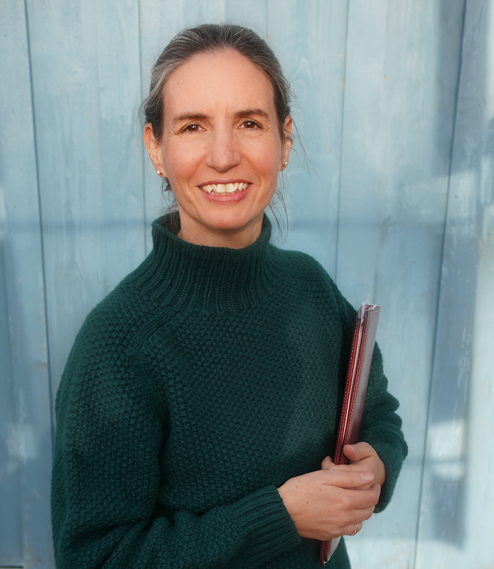 Pamela Wieckmann mit Clipboard
